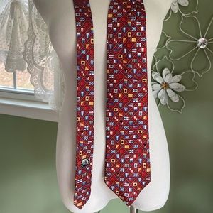 Mystic Seaport Museum tie 100% silk